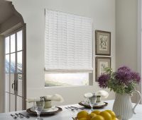 Cream natural shades in dinning room