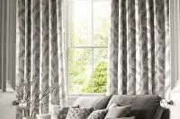 Soft window treatment with feathers
